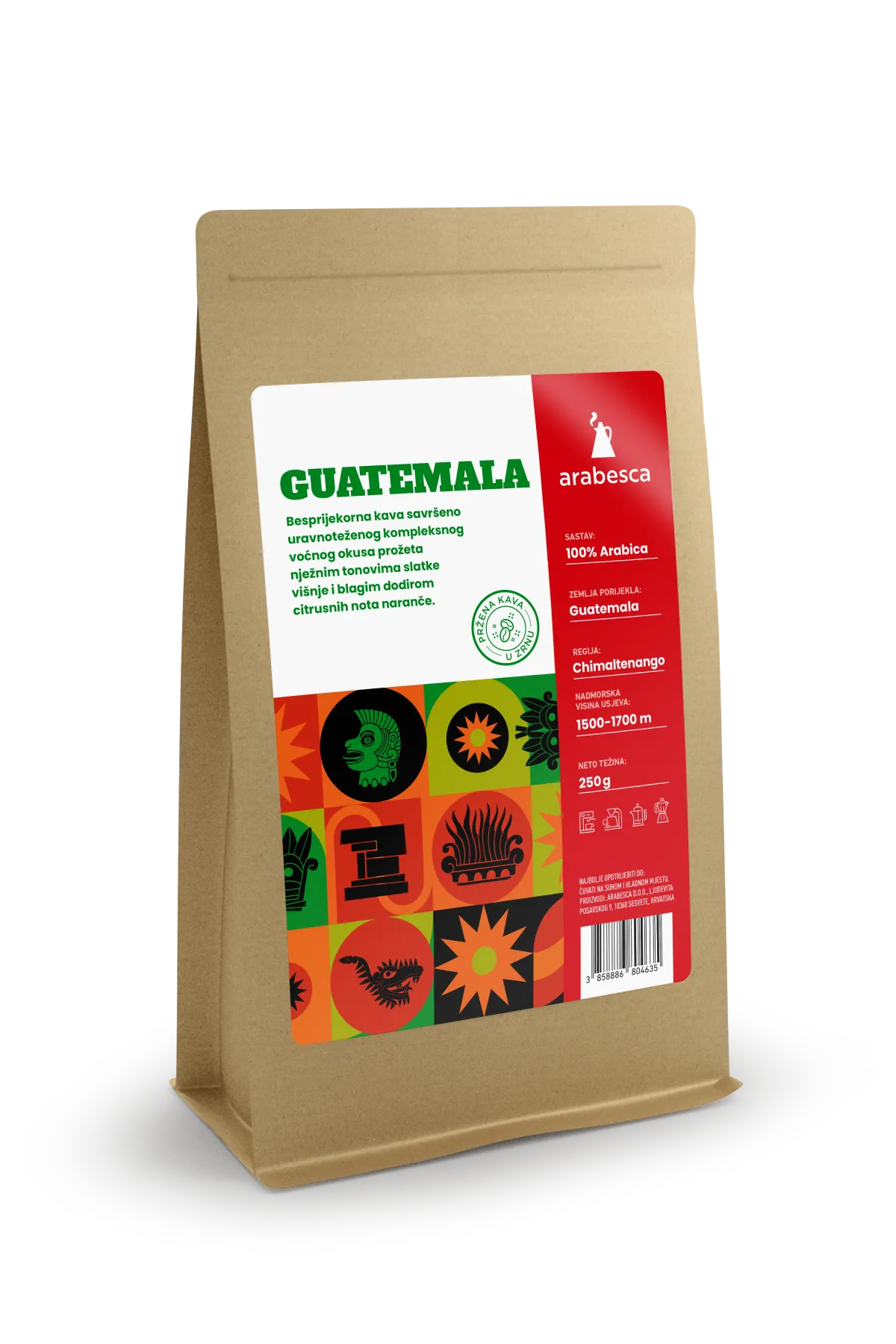GUATEMALA CRAFT KAVA U ZRNU 250G
