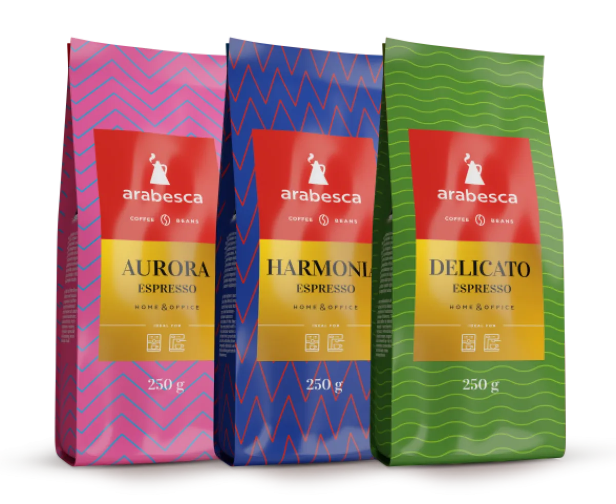 ARABESCA ESPRESSO SET 3X250G