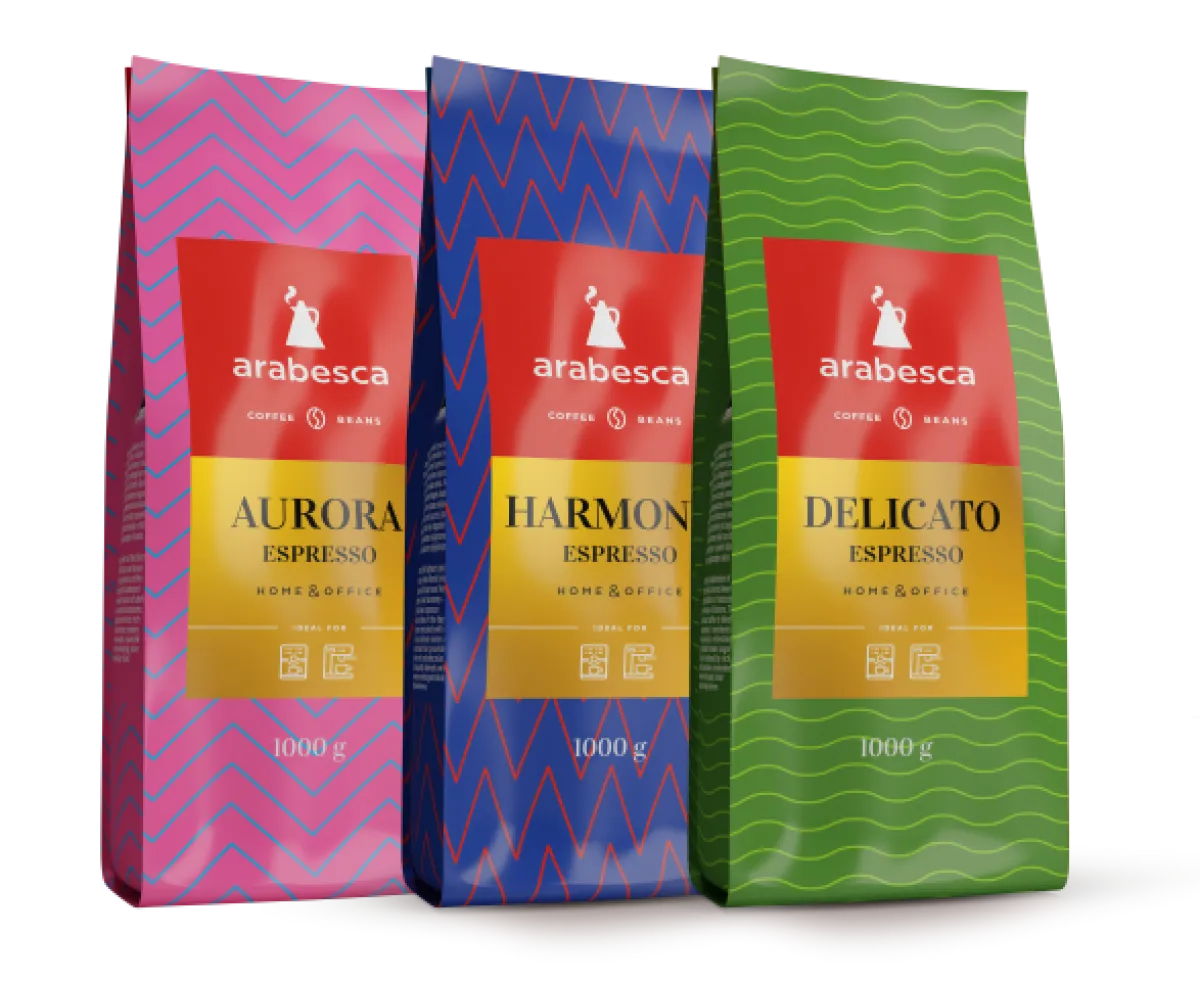 ARABESCA ESPRESSO SET 3x1000G
