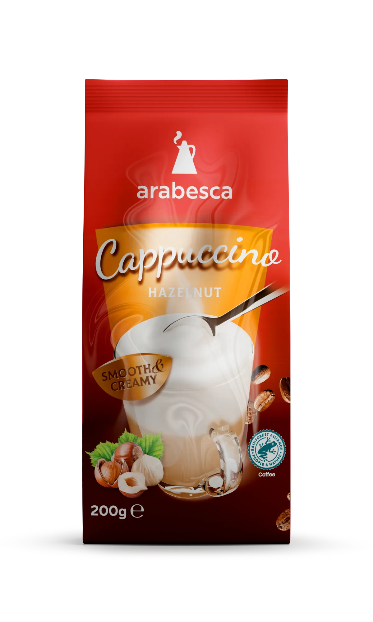 ARABESCA CAPPUCCINO HAZELNUT 200G RFA